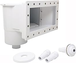 Photo 1 of SunSolar Through Wall Skimmer Kit - Wide Mouth Opening for Above Ground Pools — Includes Floating Weir, Basket, Hose Adapters, Vacuum Plate and Pool Return Fitting — Easily Installed in The Pool Wall
