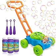 Photo 1 of Lydaz Bubble Lawn Mower for Toddlers 1-3, Kids Bubble Blower Maker Machine, Outdoor Outside Summer Push Backyard Gardening Toys, Birthday Gifts Toys for Preschool Baby Boys Girls Age 1 2 3+ Year Old
