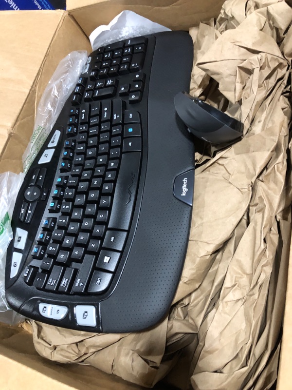 Photo 2 of Logitech MK570 Wireless Wave Keyboard and Mouse Combo, Black