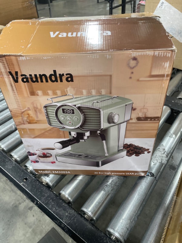 Photo 2 of Vaundra 20 Bar Espresso Coffee Machine with Milk Frother Steam Wand, 1350W Professional Coffee Maker, Cappuccino latte Maker, Coffee Machine Easy to Use for Home Barista