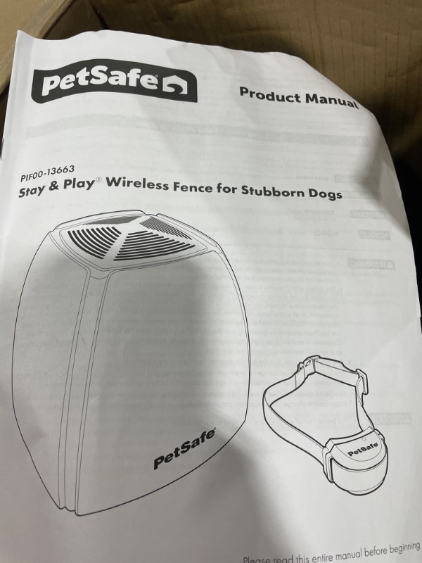 Photo 3 of PetSafe Stay and Play Wireless Pet Fence for Stubborn Dogs from the Parent Company of Invisible Fence Brand - Above Ground Electric Pet Fence with Waterproof and Rechargeable Training Collar Stubborn Dog Wireless Fence Kit