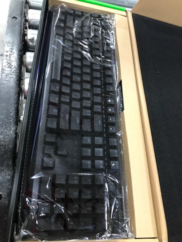 Photo 2 of Razer BlackWidow V4 Pro Wired Mechanical Gaming Keyboard: Yellow Mechanical Switches - Linear & Silent - Doubleshot ABS Keycaps - Command Dial - Programmable Macros - Chroma RGB - Magnetic Wrist Rest Yellow Switches - Linear & Silent
