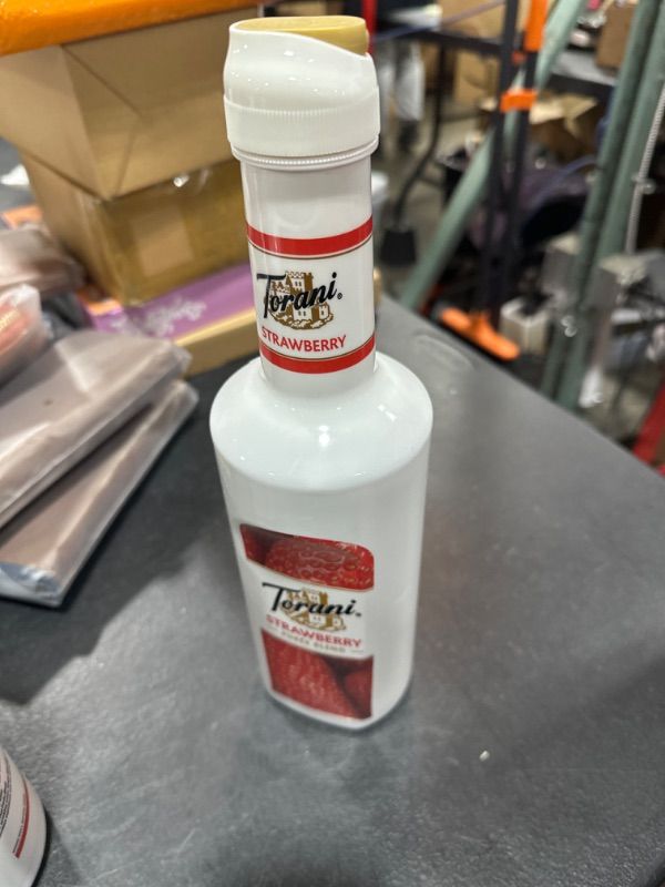 View 2 of Torani Puree Blend Strawberry Sold, 33.8Oz