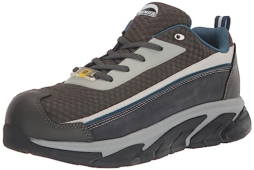 Photo 1 of Avenger Work Boots Men's Aluminum Toe A651 Industrial Shoe, Grey, 7
