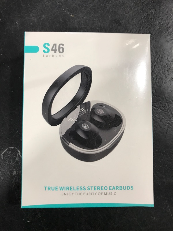 Photo 2 of ibxShow Headphones Wireless Bluetooth True Wireless Earbuds LED Power Display Earphones with Wireless Charging Case IPX5 Waterproof in-Ear Earbuds