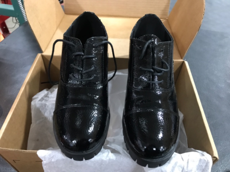 Photo 1 of  BLACK PATENT SHOES SIZE 8 