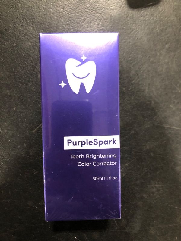 Photo 2 of PurpleSpark Purple Toothpaste for Teeth whitening - Purple Teeth whitening - Teeth Stain Removal Gel - Best whitening Toothpaste for Adults- Teeth Whitener (1fl oz/30 ml)