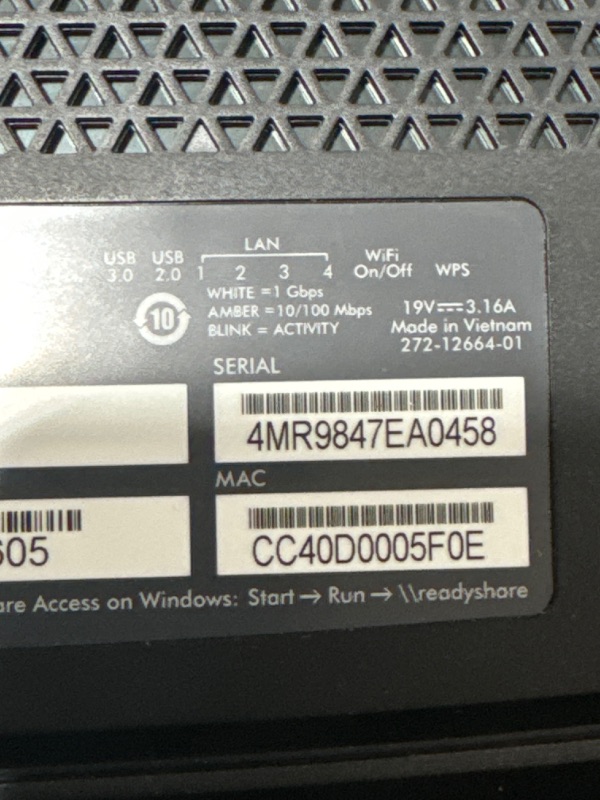 Photo 5 of NETGEAR Nighthawk X6 - AC3200 Tri-Band WiFi Gigabit Router IEEE 802.11ac, IEEE 802.11a/b/g/n