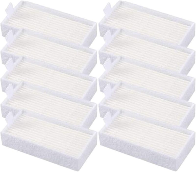 Photo 1 of 10pcs HEPA Filters Replacement for ILIFE V3s V3s pro V5 V5s V5s Pro Robotic Vacuum Cleaner ILIFE V3s pro Filters ILIFE Robot Vacuum Filter ILIFE V3 Filter Replacements