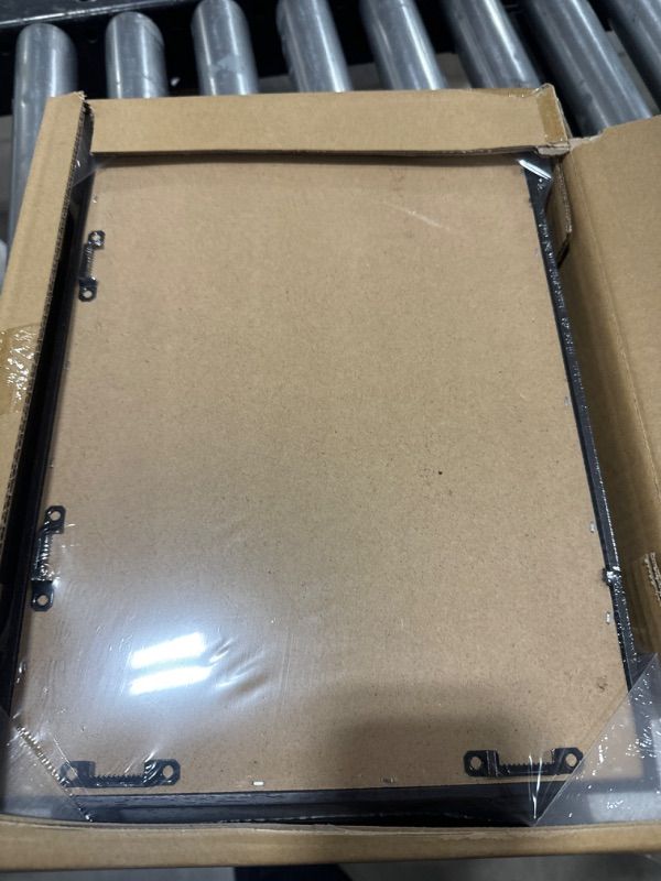 Photo 1 of Monex Kids Picture Frame - Front Opening Changeable Frame for Children's Schoolwork Crafts A4 Hanging Wall Art 13.5x9.9 IN Black 2 Pack Black-2P