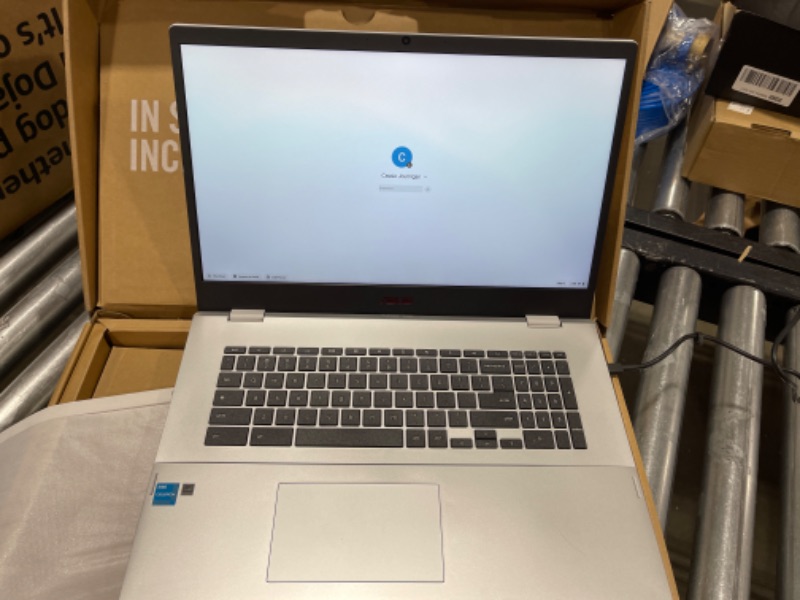 Photo 2 of Asus Chromebook Business Laptop, 17.3'' FHD Widescreen Slim-Bezel, Intel Celeron N4500, Chrome OS, 4GB RAM, 64GB eMMC, Wi-Fi 6, Type-C, UHD Graphics, Long Battery Life, PCM 4GB RAM | 64GB eMMC