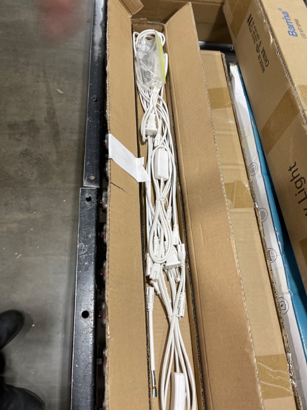 Photo 2 of (Pack of 6) Barrina LED T5 Shop Light, 3FT, 6500K (Super Bright White), Utility Shop Light, Ceiling and Under Cabinet Light, ETL Listed, Corded Electric with Built-in ON/Off Switch 3FT-6PACK