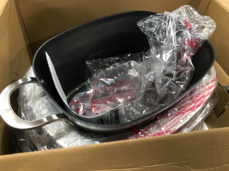 Photo 1 of Ninja MC1001 Foodi PossibleCooker PRO 8.5 Quart Multi-Cooker, with 8-in-1 Slow Cooker, Pressure Cooker, Dutch Oven & More, Glass Lid & Integrated Spoon, Nonstick, Oven Safe Pot to 500°F, Sea Salt Grey