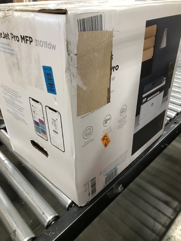 Photo 1 of HP Laserjet Pro MFP 3101fdw Wireless Black & White Printer with Fax
