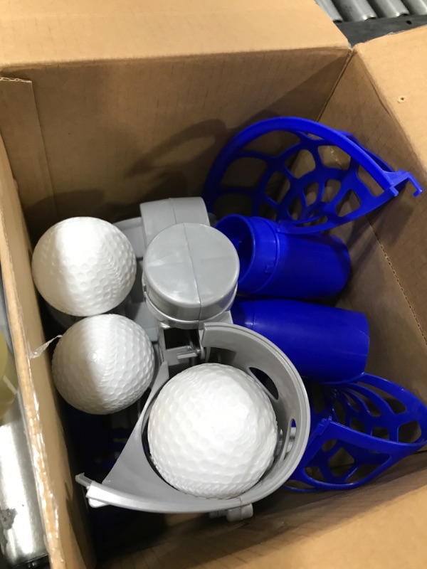 Photo 1 of Franklin Sports MLB Electronic Baseball Pitching Machine – Height Adjustable – Ball Pitches Every 7 Seconds Pitching Machine (Includes 6 Balls)