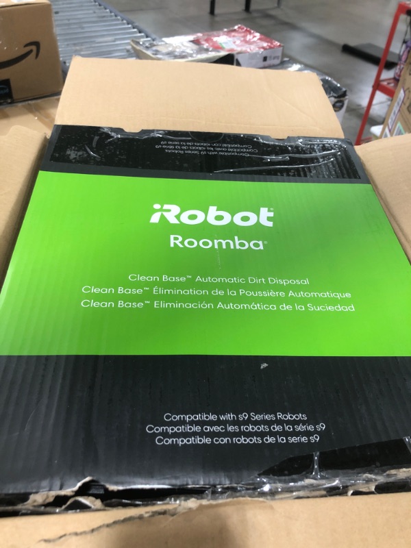 Photo 1 of iRobot® Authentic Replacement Parts Clean Base® Automatic Dirt Disposal, Compatible with Roomba® s Series Robot Vacuums Only