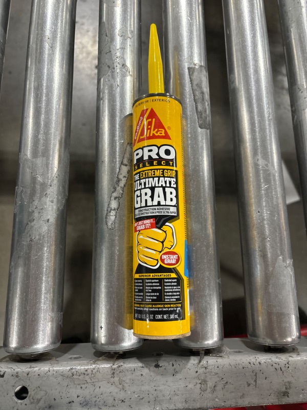 Photo 2 of Sika Corporation 476098 10.1 Oz Gray Sikabond Extreme Grip Ultimate Grab Construction Adhesive