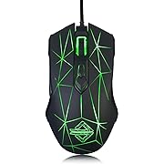 Photo 1 of FIRSTBLOOD ONLY GAME. AJ52 Watcher RGB Gaming Mouse, Programmable 7 Buttons, Ergonomic LED Backlit USB Gamer Mice Computer Laptop PC, for Windows Mac OS Linux, Star Black
