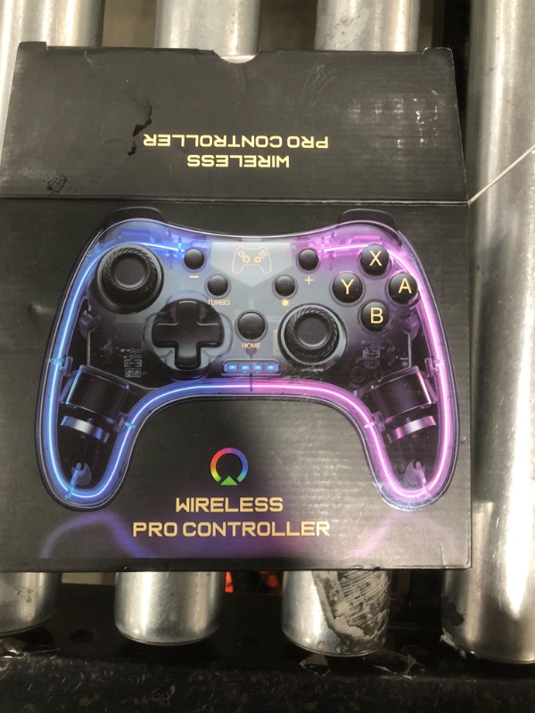 Photo 1 of  Switch Controllers, Switch Pro Controller Compatible with Switch/OLED/Lite, Pro Controller Switch with LED Lights, 6 Gyro Axis, Turbo and Dual Vibration