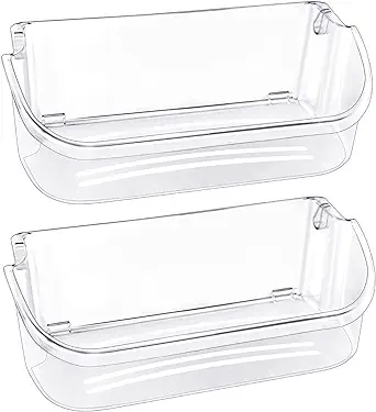 Photo 1 of [2 PACK] UPGRADED 240356402 Refrigerator Door Bin Replacement Part, Compatible with Frigidaire Refrigerator Door Shelf FFSS2615TS0 LFSS2612TF0 LFSS2612TE0 AP2549958 FGHS2631PF4A Door Shelf 