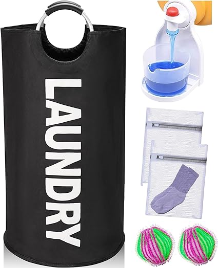 Photo 1 of 1 Laundry Basket, 2 Mesh Bags, 1 Cup Holder, 2 Lint Balls