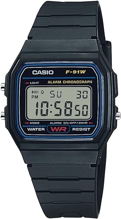 Photo 1 of Casio Classic F91W Series Quartz Watch | Water Resistant |1/100 Second Stopwatch | Daily Alarm | Hourly Time Signal |Auto Calendar |SS Caseback |12/24-Hour Format
