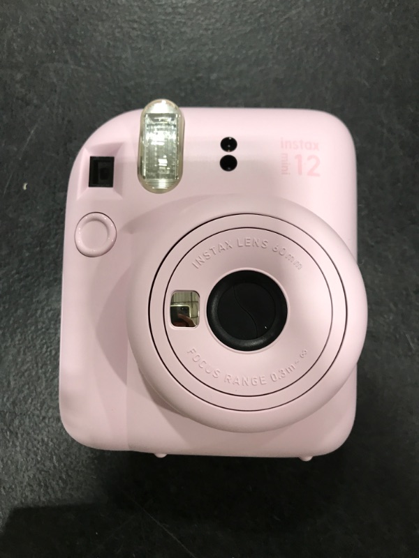 Photo 3 of Fujifilm Instax Mini 12 Instant Camera + Camera Case - Blossom Pink Blossom Pink Camera+Case