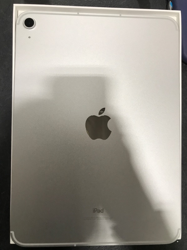 Photo 3 of Apple iPad (10th Generation): with A14 Bionic chip, 10.9-inch Liquid Retina Display, 256GB, Wi-Fi 6 + 5G Cellular, 12MP front/12MP Back Camera, Touch ID, All-Day Battery Life – Silver
