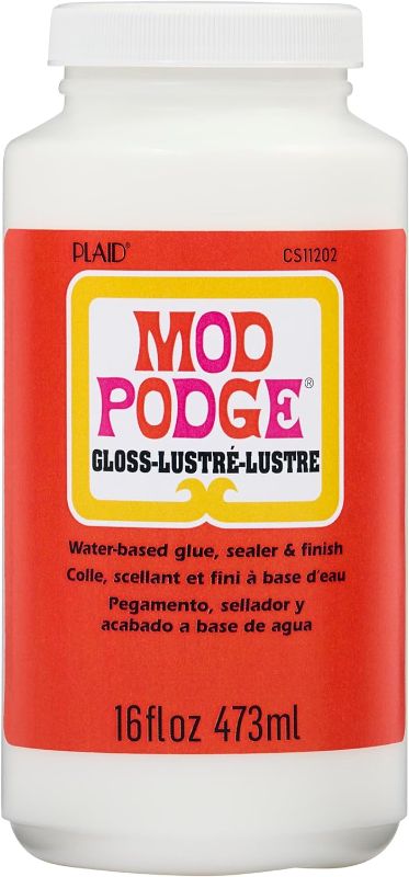 Photo 1 of 2 PACK Mod Podge Gloss Waterbase Sealer, Glue (16-Ounce), CS11202 Finish, 16 oz
