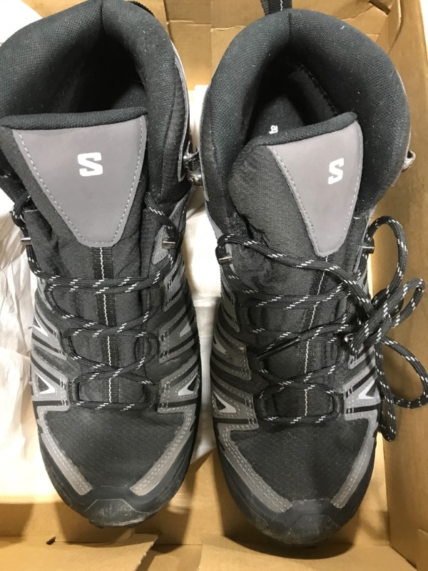 Photo 2 of Salomon Men's X Ultra Pioneer MID CLIMASALOMON Waterproof Hiking Boots Climbing Shoe 10 Black/Magnet/Monument