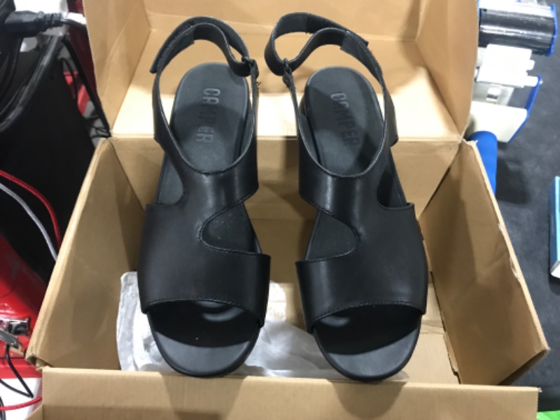 Photo 2 of Camper Women's Balloon Wedge Sandal 9/10 Black