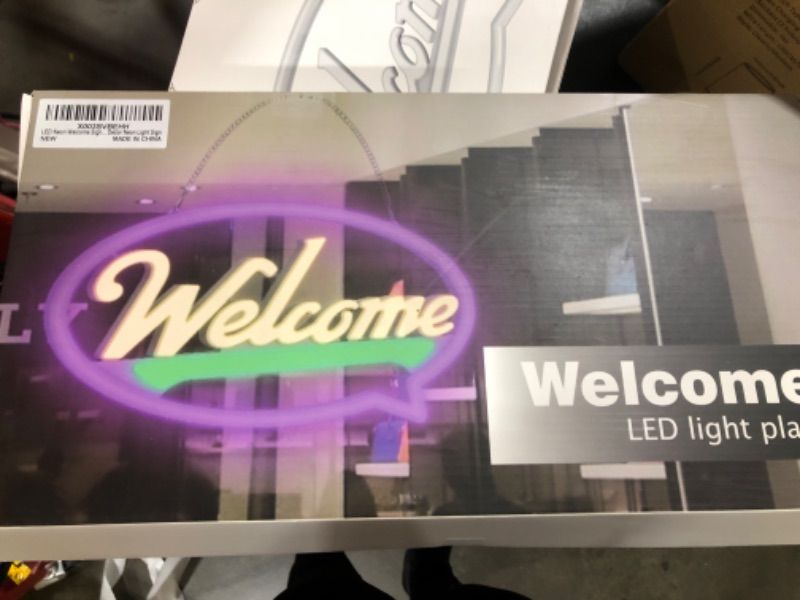 Photo 1 of LIGHT UP WELCOME SIGN