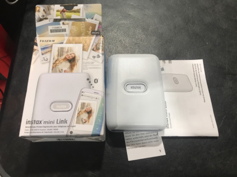 Photo 2 of Fujifilm Instax Mini Link Smartphone Printer - Ash White