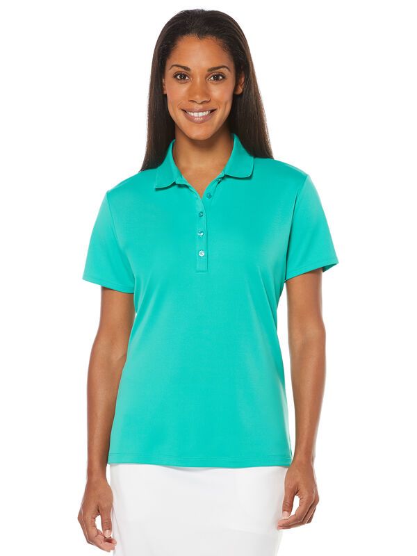 Photo 1 of Callaway Womens Knit Collar Polo (Columbia) - XXXL