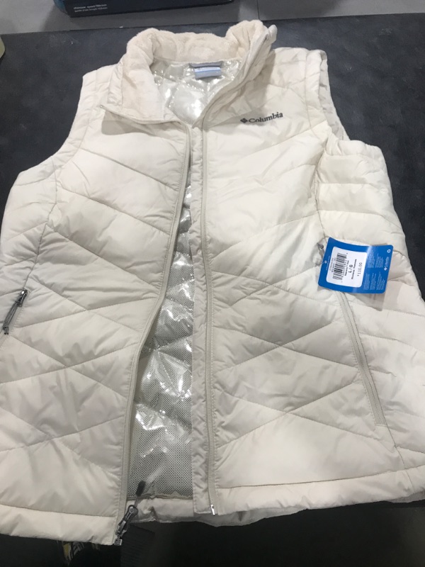 Photo 2 of Columbia Women's Heavenly Vest Chalk Large