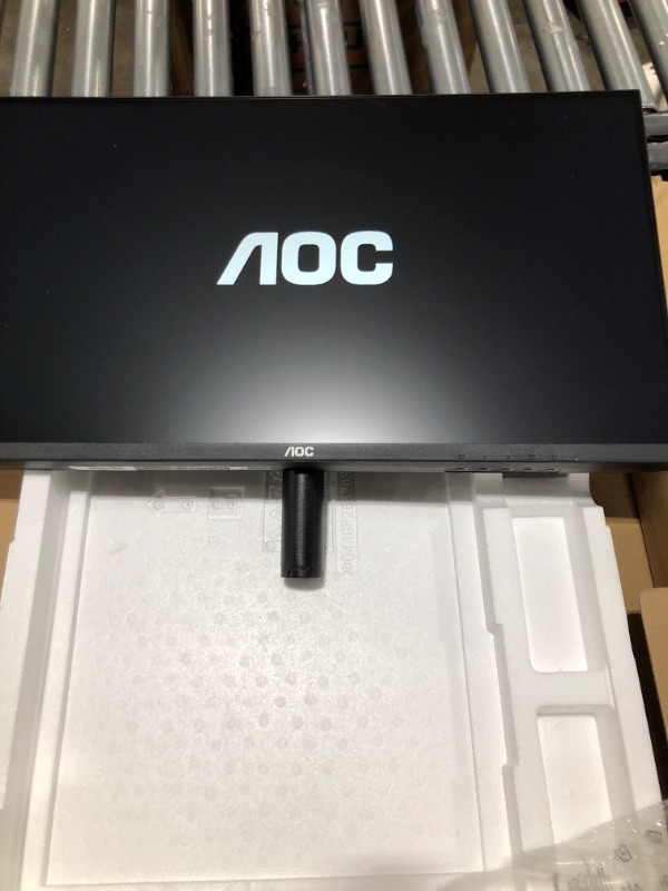 Photo 4 of AOC 27B2H 27" Full HD IPS Monitor, 3-Sided Frameless & Ultra Slim Design, HDMI and VGA inputs, Lowblue Mode, VESA compatible,Black 27 in Full HD VESA mount compatible