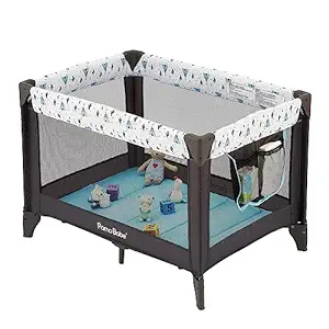 Photo 1 of Pamo Babe Portable Baby Playpen, Baby playard for Toddlers,Portable Crib with Storage Bag?Blue?
