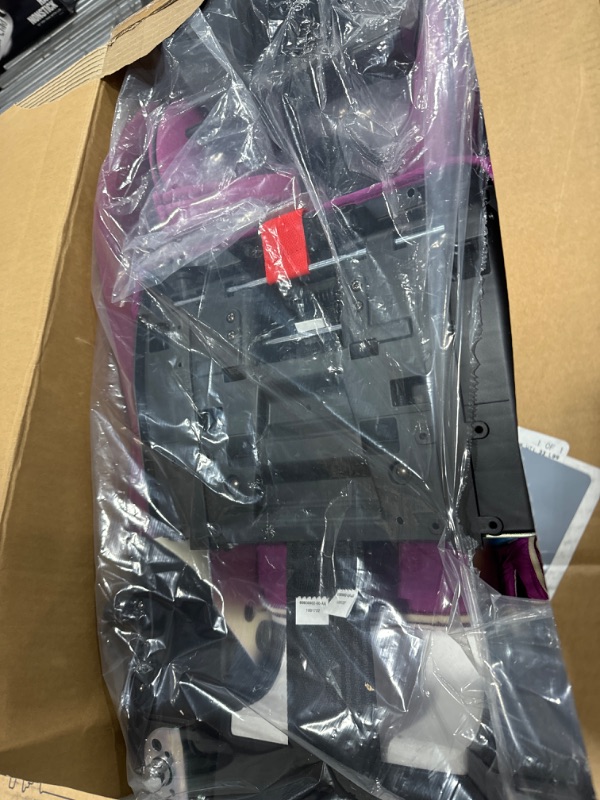 Photo 2 of Diono Radian 3R SafePlus, All-in-One Convertible Car Seat, Rear and Forward Facing, SafePlus Engineering, 10 Years 1 Car Seat, Slim Fit 3 Across, Purple Plum Purple Plum Radian 3R SafePlus Fits 3 Across Car Seat