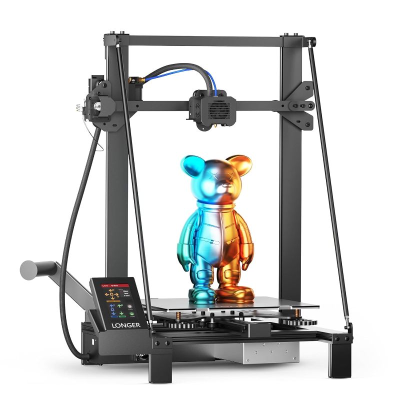 Photo 1 of Longer LK5 Pro 3 3D Printer 11.8x11.8x15.7in Large Printing Size FDM 3D Printer Fully Open Source Motherboard Upgrade TMC 2209 with Resume Printing 3D Printers 95% Pre-Assembled Ideal for Beginners
