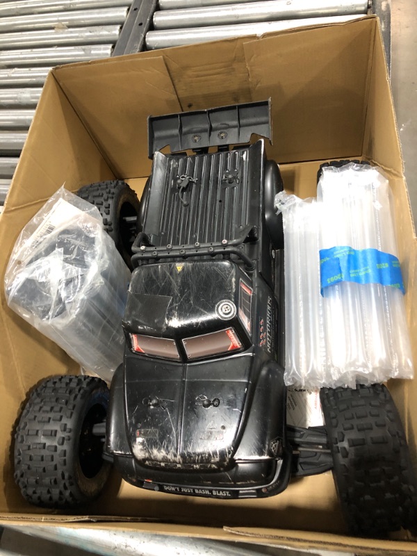 Photo 2 of ARRMA 1/8 Notorious 6S V5 4WD BLX Stunt RC Truck with Spektrum Firma RTR (Transmitter and Receiver Included, Batteries and Charger Required), Black, ARA8611V5T1