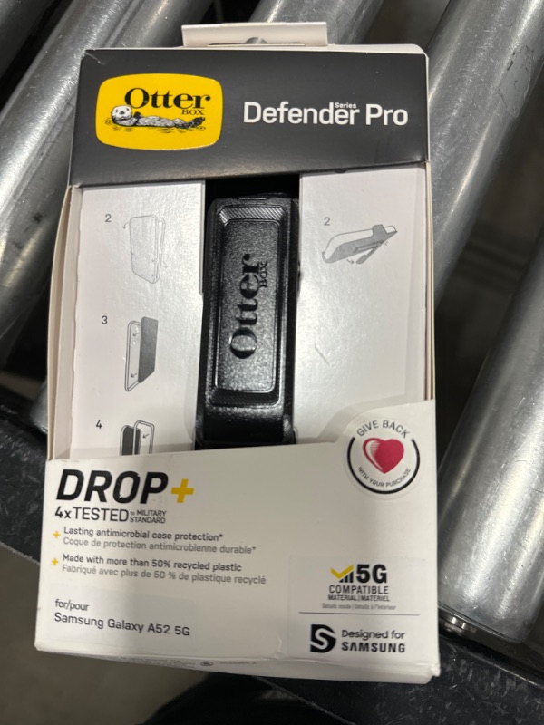 Photo 2 of OtterBox Defender Series Pro Black Galaxy A52 5G Case 77-82160
