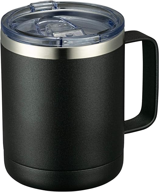 Photo 1 of  Coffee Mug With Handle and Sliding Lid,Stainless Steel 