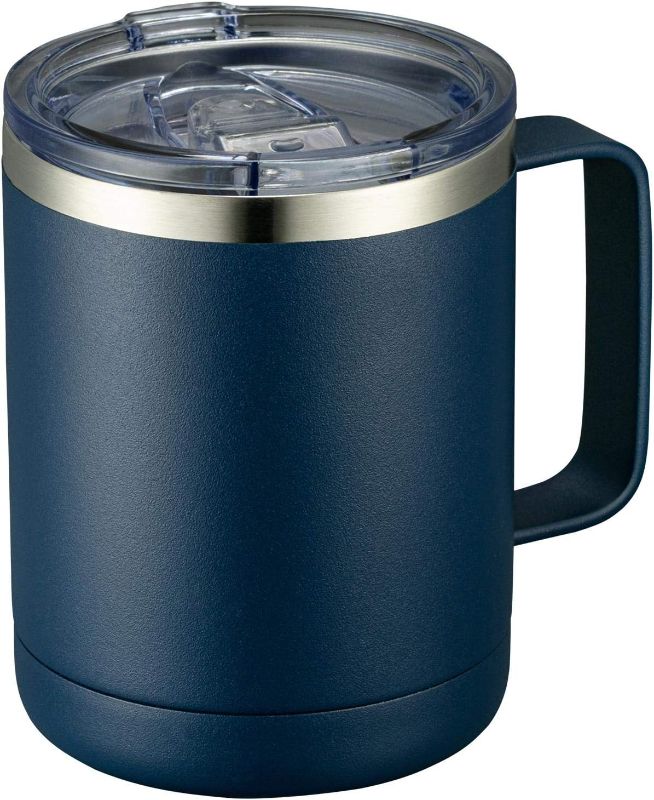 Photo 1 of  Coffee Mug With Handle and Sliding Lid,Stainless Steel 