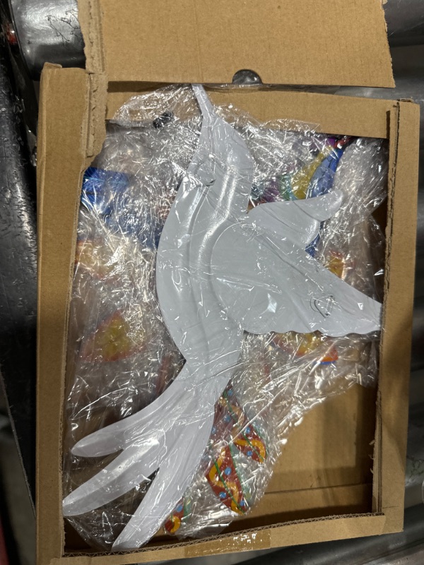 Photo 1 of Wetufin - 6pcs Garden Wall Art Decor Set - 2 Metal Hummingbird and 2 Sunflower Metal Wall Decor Outdoor Hanging Multicolored Handmade Outdoor Decor, Exquisite Craftsmanship