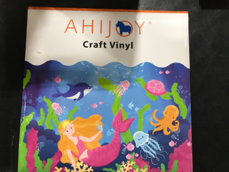 Photo 1 of AHIJOY Permanent Adhesive Vinyl Bundle for Cricut-12" X 12" 48 Vinyl Sheets for Cup Mug Crafts Signs Scrapbook Lettering DIY Projects