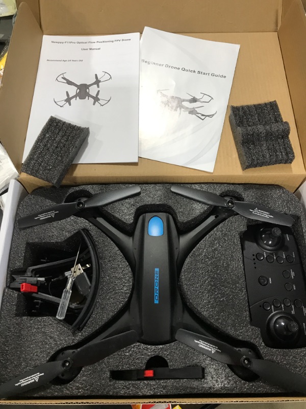 Photo 2 of Newppy Drone with 1080P HD Camera for Adults Kids, WiFi Live Video FPV Drones for Beginners? RC Quadcopters with Altitude Hold, Headless Mode, 3D Flip, One Key Take Off for Kids with 2 Batteries