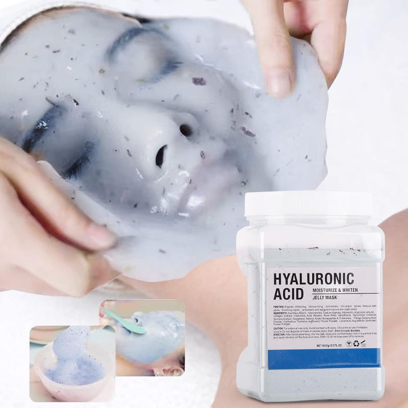 Photo 1 of Jelly Mask Peel Off Face Masks SkinCare, Natural Gel Powder for Facial Mask, Professional hydrojelly Mask, Moisturizing & Hydrating 23 Fl Oz (Hyaluronic Acid)