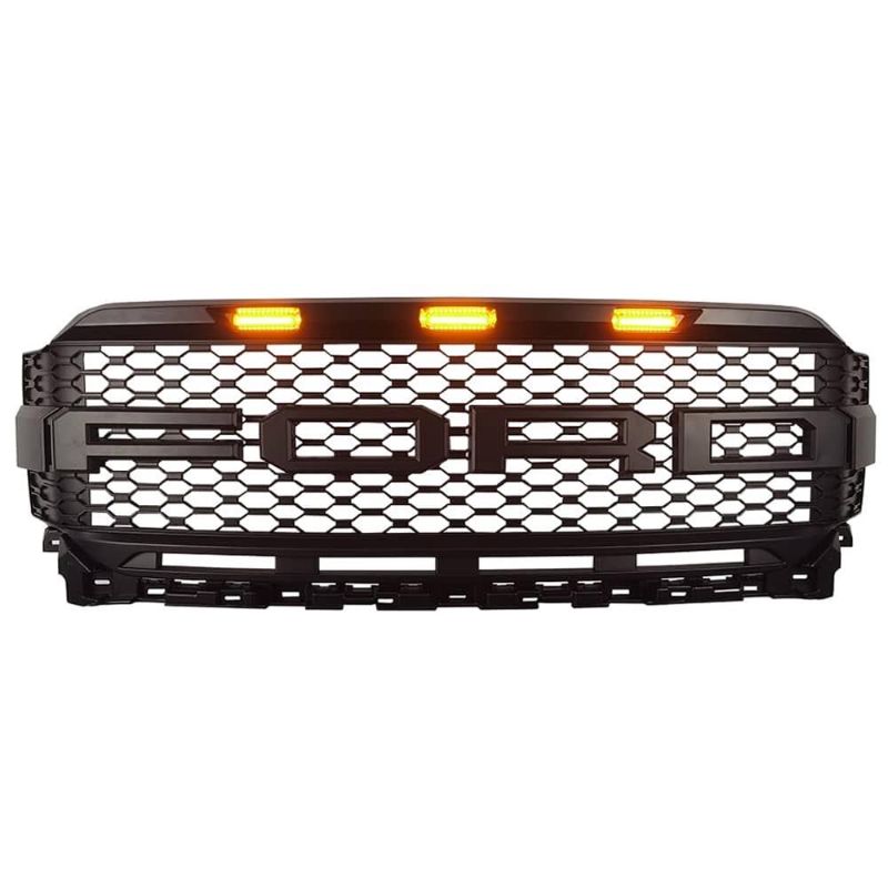 Photo 1 of Grille Fit For 2021-2023 Ford F150 2021 2022 2023 Ford F-150 with LED Sequential Light and LED DRL Grill