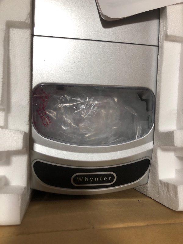 Photo 3 of Whynter IMC-270MS Compact Ice Maker, 27-Pound, Metallic Silver