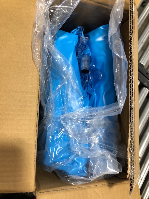 Photo 1 of Large Inflatable Pool for Adults, 145" X 74" X 22" Oversized Thickened Family Swimming Pools, Extra Large Blow Up Pool for Backyard, Outdoor, Garden, Summer Water Party